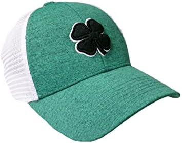 Clover preto novo ao vivo Lucky Perfect Luck 10 Green ajustado s/m chapéu/boné de golfe