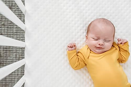 N Sistemas de sono nook Pure Mini Crib Mattress in Dimple- White