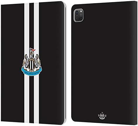 Caixa de cabeça designs licenciados oficialmente o Newcastle United FC NUFC Home VollFarbig Crest Kit Livro de couro Caixa Caixa Caspa Compatível com Apple iPad Pro 11 2020/2021 / 2022