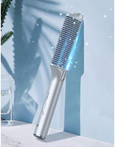 CuJux Combs quente Anti-escaldamento de cabelos Ministério do cabelo cerâmica Minúsculo de cabelo aquecido Encronizador de cabelo elétrico inteligente