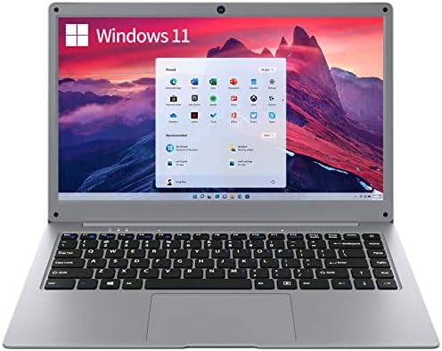 Laptop de computador de Oedodo, 12 GB de RAM 256 GB SSD, tela de 14,0 FHD, laptop com Windows 11 Home, Webcam, Mini-HDMI, 1920x1080, USB3.0
