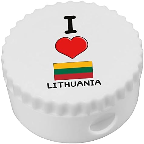 Azeeda 'eu amo a Lituânia' Compact lápis apontador