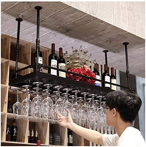 Simplicidade elegante Industrial retro elegante simplicidade Down Wine Glass Holder Display Criativo armazenamento