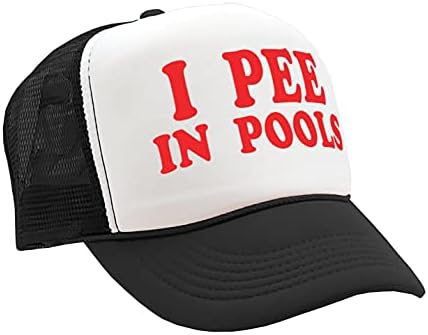 Eu xixi em piscinas - Funny Dare Gag Gift piada - Vintage Retro Style Trucker Cap Hat Hat