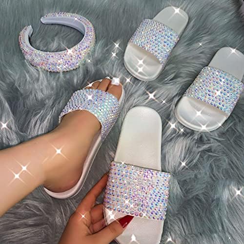 Sandálias de bling feminino ARCH da moda suporta sapatos de plástico chinelos para lâminas de