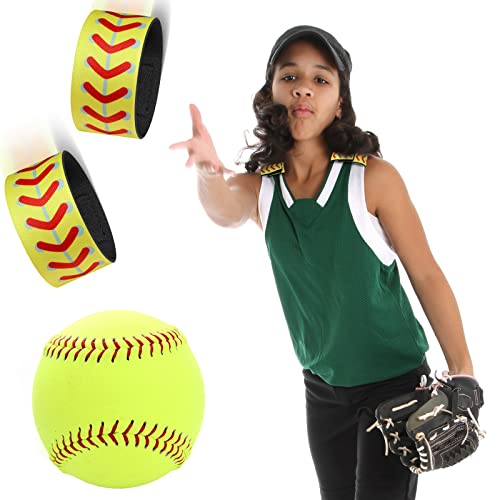 8 PCS Softball Sloves Suitores de softbol Ties amarelo esportes de camisa de camisa CLIPS Acessórios esportivos para homens meninos meninas meninas