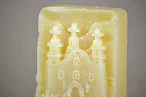 Artcraftmolds Old Church Silicone Mold Soap gesso resina de cera Clay 5oz