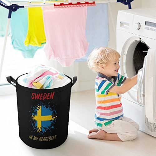 Suécia em meu piscar de olhos colapsáveis ​​cestas de roupa grande cesto de lavanderia cesto de armazenamento