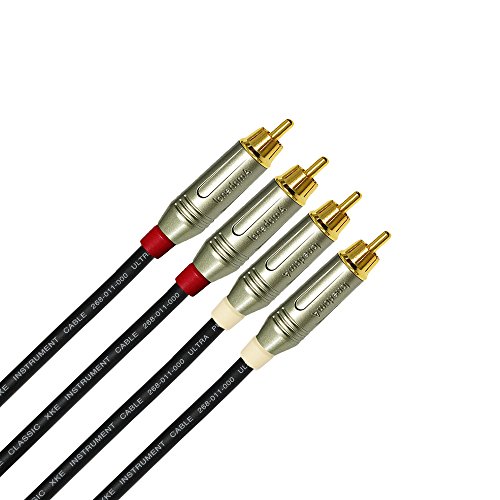 10 pés - par de cabos RCA Custom feitos por cabos Melhores do mundo - Made Us