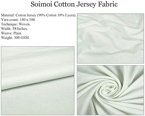 Soimoi Cotton Jersey Fabric Dolphin Shirting Print Sewing Taber Yard 58 polegadas de largura