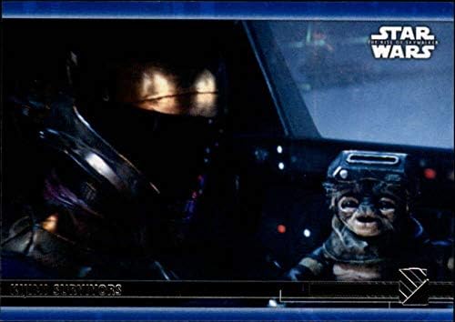 2020 Topps Star Wars The Rise of Skywalker Série 2 Azul 85 Kijimi Sobreviventes Cartão de negociação