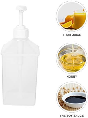 Molho doiTool espreme a garrafa de garrafa de garrafa de plástico dispensadores de salada de óleo garrafa de