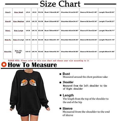 Sorto gráfico de grandes dimensões para mulheres camisa de pulôver de manga comprida Blusa casual e casual para adolescente