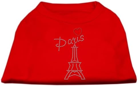 Mirage Pet Products Paris Shinestone Shirts Red L