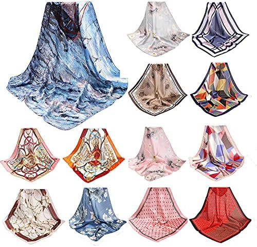 Conjuntos de bandana feminina de cobertura de bandana envolve o lenço-cachecol de presente de proteção