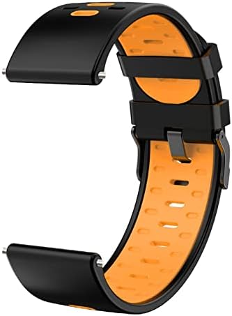 Tiras de silicone de 22 mm para o Suunto 9 Peak Outdoors Sport Smart Watch Breathable for Coros Vertix Substitui