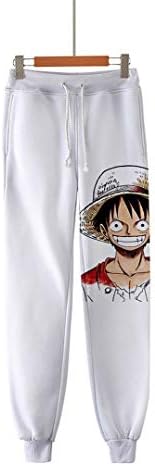 GO2COSY Anime One Piece calça calças Cosplay Gym Joggers Drawtring Sports Sortlants Sortpantes