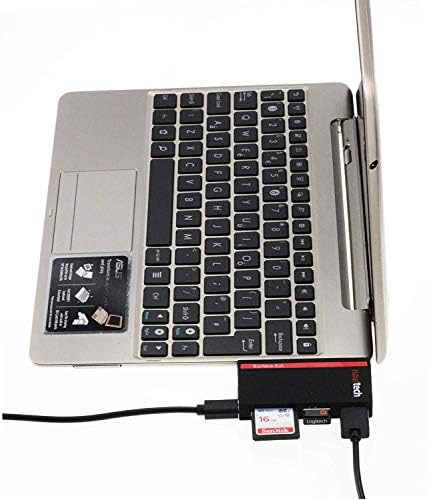 Navitech 2 em 1 laptop/tablet USB 3.0/2.0 Adaptador de hub/micro USB Entrada com SD/micro SD Reader compatível