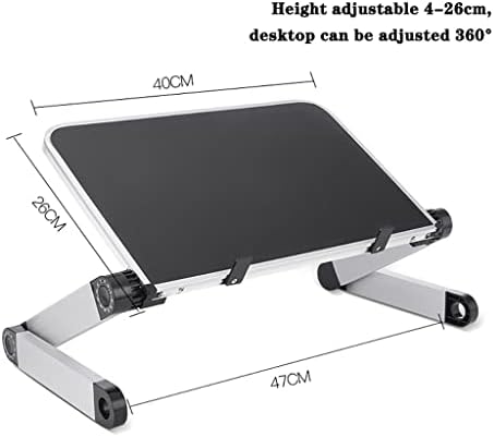 Shypt ajustável para laptop stand portátil alumínio ergonômico para bed de tv sofá pc notebook mesa de