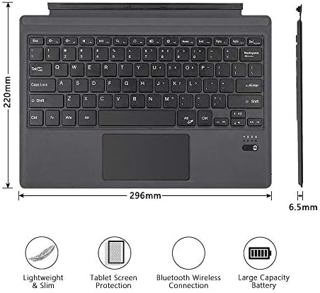 Teclado de tablet Ultra-Slim sem fio Bluetooth 3.0 para o teclado Ultra-Slim para Microsoft Surface Pro