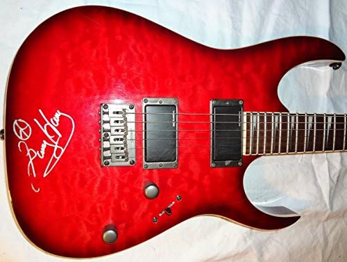 Assinado Gary Hoey autografou Ibanez RG Series Guitar w/pic certificado JSA BB28275