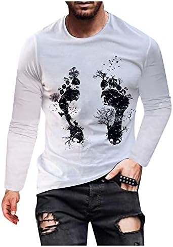 Camisetas de manga longa do soldado beuu para masculino, outono 3D Print Gym Workout Hucking Athletics Tee Tops Pullover Sweetshirt