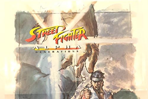 Street Fighter Alpha Generations dobrou Poster 17 x 22 polegadas