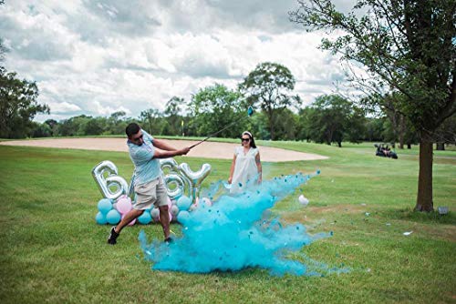 Gênero Revelar bolas de golfe explodindo o conjunto de bola de golfe menina ou menino bebê revelação idéias | O anúncio da festa de gênero tema revelação de decorações em pó explosão