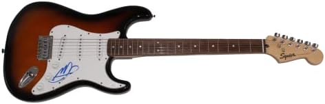 Michael Bubel assinou autógrafos em tamanho grande Fender Stratocaster Ecretic Guitar w/ James Spence JSA