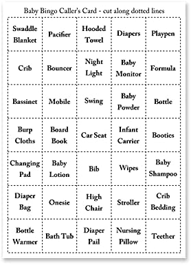Cartões de bingo para chá de bebê com pés de bebê rosa - pré -preenchido - conjunto de 24…