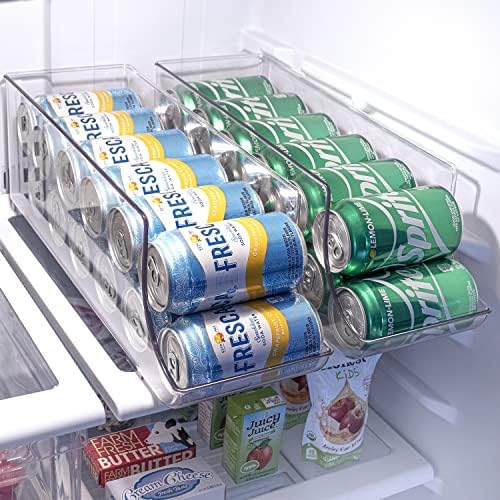 Sorbus pode dispensar a geladeira - 12 lata de refrigerador Organizador Rack - Rack de refrigerante
