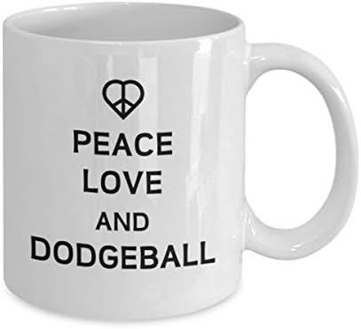 Paz, amor e Dodgeball TEA TEAGEM DODGEBOL PLAYER COLEGRAMENTO CONVERECIMENTO DE VENDA DE VIEL