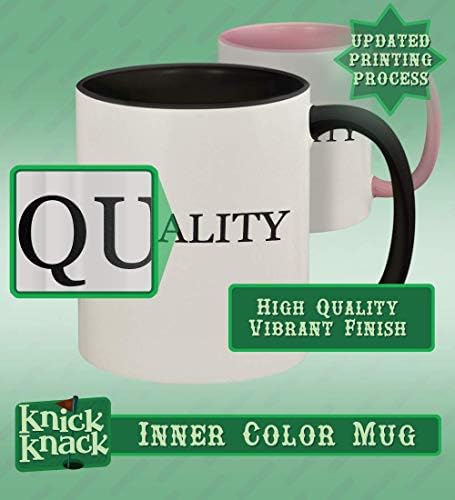 Presentes de Knick Knack CONCIONADOR - 11oz Hashtag Ceramic Colored Handle and Inside Coffee Cup Cup,