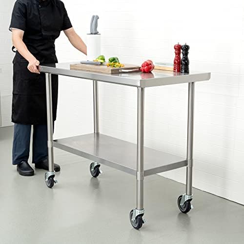 Cozinha TEK Tabela de trabalho/equipamento Stand giration Caster - Pesado - 5 - 4 Caixa de contagem