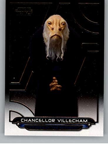 2018 Topps Star Wars Arquivos Galácticos TFA-42 Chanceler Villecham Official Nemport Trading Card