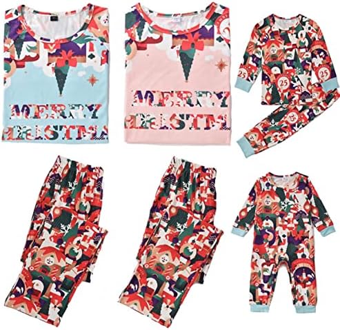 Família Pijama de Natal, PJs de Natal para Pijama Familiar Combinando Pijama de Pijama de Pijama de Pijamas