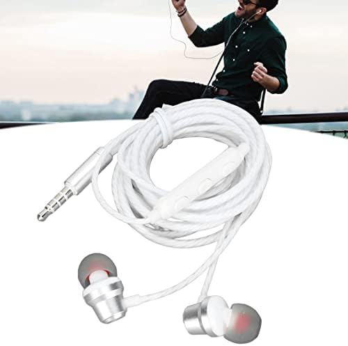 Fone de ouvido Shanrya 3,5 mm, design ergonômico de 3,5 mm de fones de ouvido pura qualidade para tablets para PC para celulares
