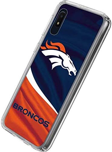 Skinit Clear Phone Case Compatível com Samsung Galaxy A10E - Oficialmente licenciado NFL Denver Broncos Design