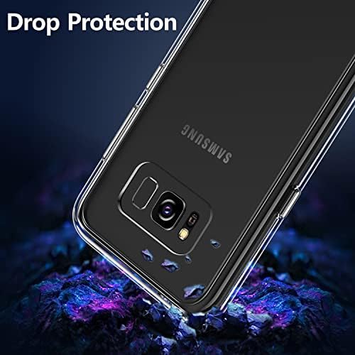 Rayboen para Samsung Galaxy S8 Caixa de telefone Crystal Clear Design Proteção à prova de choque