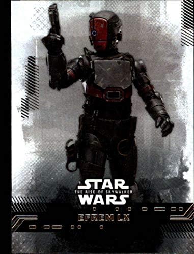 2019 Topps Star Wars The Rise of Skywalker Série Um 30 Efrem LX Trading Card