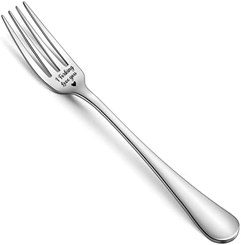 I Furking Love You Dinner Forks, Forks inspiradores engraçados, garfos de mesa de aço inoxidável, presentes