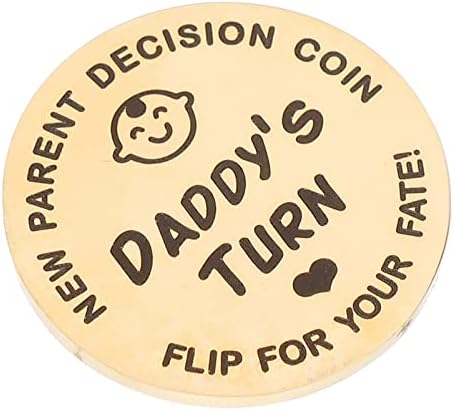 Toyvian New Parent Decision Coin Coin Funny Parent Decision