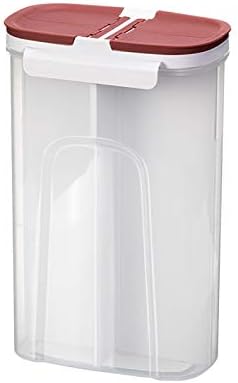 DBYLXMN Caixas de tanques de latas de cozinha de cozinha caixas de jarra de grãos de armazenamento transparente