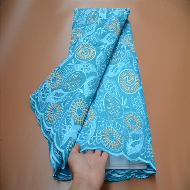5 jardas dubai algodão renda tecidos africano Voile Lace Taber Bordado Africano Fabric Ps908 - tecido de renda para vestido de noiva de noiva