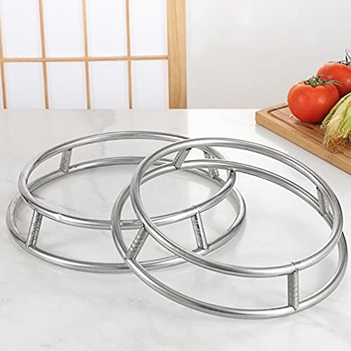 Anel de O Osaladi Wok para fogão a gás: rack de aço inoxidável, suporte de wok, anel grosso de panela, anel