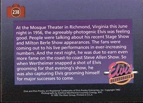 1992 The River Group The Elvis Collection Nonsport 238 no teatro Mosque em Richmond/Virginia Official