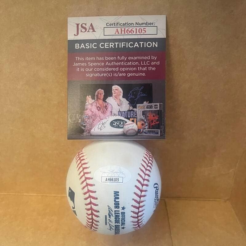 Jim Eisenreich Twins/Phillies assinou Auto M.L. Baseball JSA AH66105