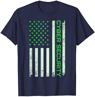 Camiseta engraçada de segurança cibernética dos EUA para homens Anti Malware Geek T-Shirt