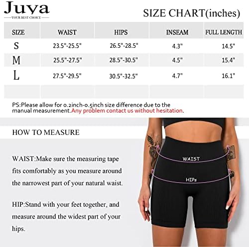 Juya Women's 3 Pack Shorts de treino