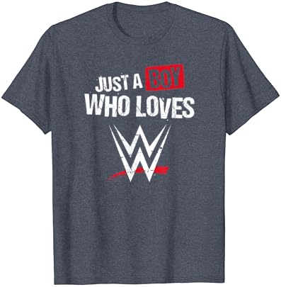 WWE apenas um garoto que adora camiseta de luta livre